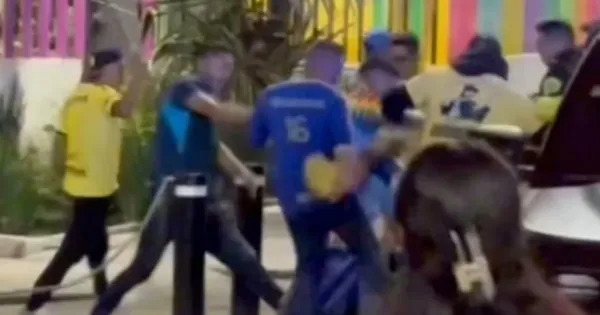 Violencia en las afueras del Azteca.