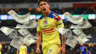 Alejandro Zendejas rodeado de billetes 