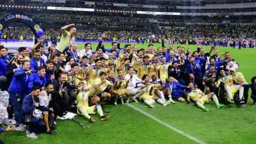 América bicampeón festejo