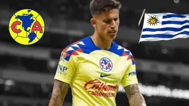 Brian Rodríguez con el América (Foto: Liga MX)