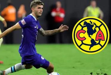 Christian Pulisic luego del partido entre América y Chelsea reconoció el talento de un azulcrema, hasta le pidió su playera