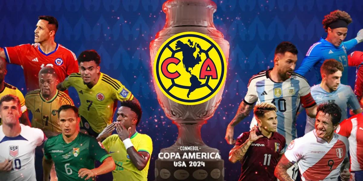 Copa América y escudo del América