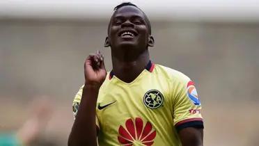 Darwin Quintero celebrando gol con América