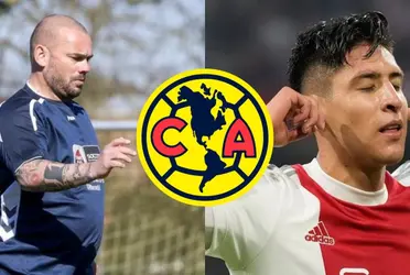 Edson Álvarez callo las críticas del futbolista Sneijder que no deja al Machín