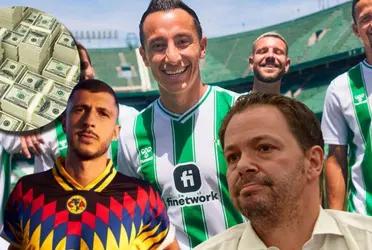 El equipo del América podría terminar mal con el Betis por hacernos perder una millonada 