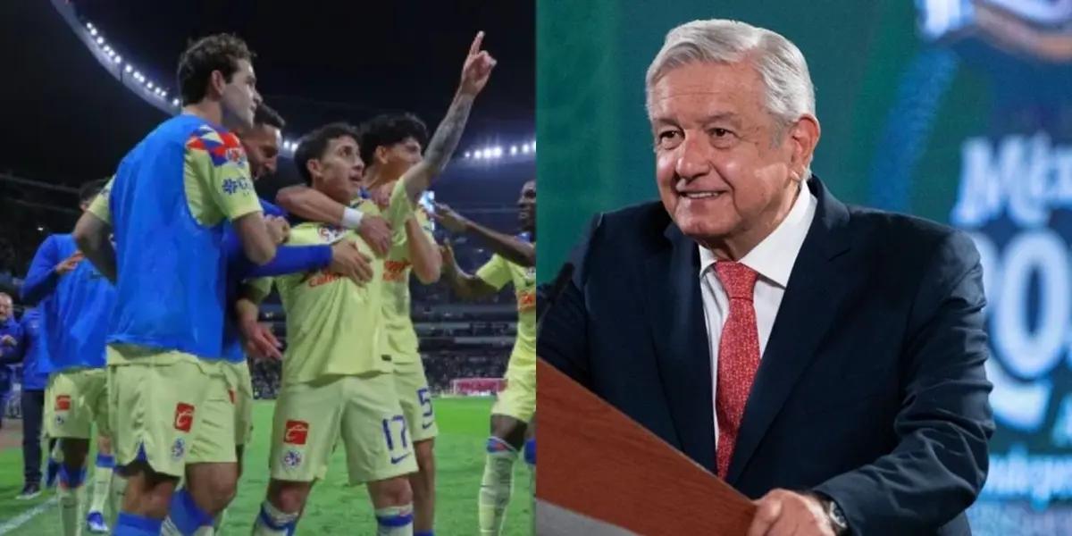 El presidente de México sorprende y habla sobre el campeonato del América.