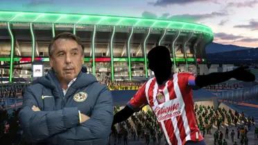 Emilio Azcárraga con jugador de Chivas