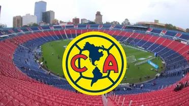 Estadio Ciudad de los Deportes con el escudo de América/FOTO: Récord