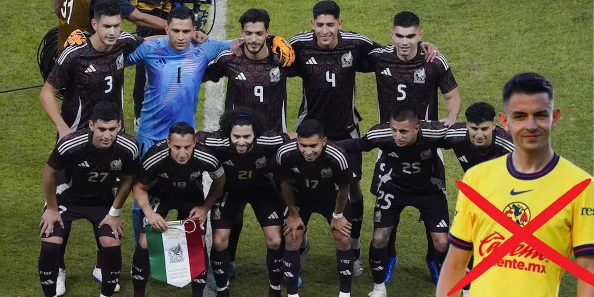 Fidalgo junto a seleccionados mexicanos/FOTO: El Universal