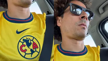 Guillermo Ochoa con camiseta del América