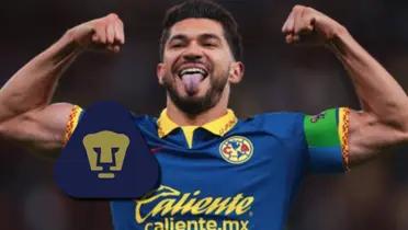 Henry Martín es delantero del América.