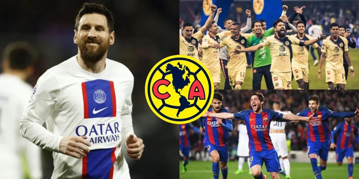 Ídolo en el América y ahora será hasta compañero de Lionel Messi