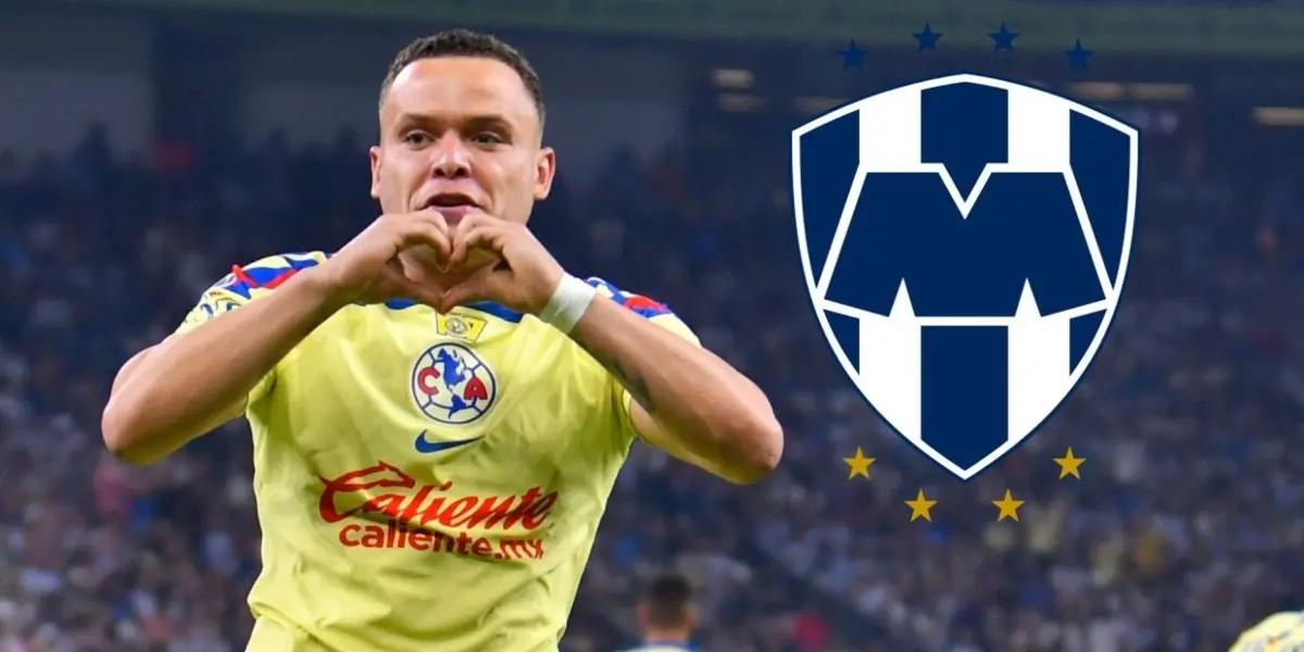 Jonathan Rodríguez estaría cerca de dejar América.