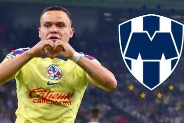 Jonathan Rodríguez estaría cerca de dejar América.