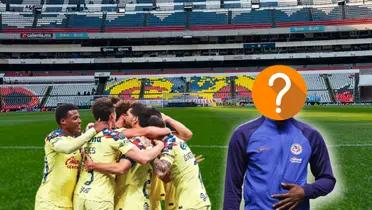 Jugadores del América celebrando en el Estadio Azteca/ Foto Fútbol Total.