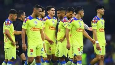 Jugadores del América luego de una derrota