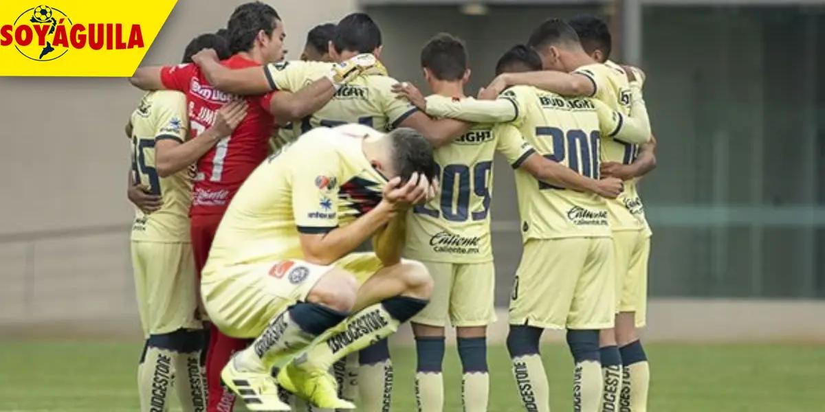 Jugdores del América juvenil (Fuente: MEXSPORT)