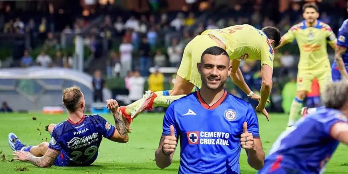 Penal de la final América vs Cruz Azul y Giakoumakis/FOTO:Marca