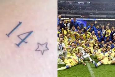 Podría salir de América esta misma temporada pero se tatuó el título. 