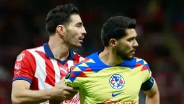 Pollo Briseño y Henry Martín en América vs Chivas