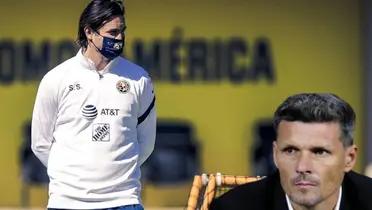 Santiago Solari en Coapa (foto: Club América)