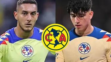 Sebastián Cáceres y Kevin Álvarez en América.