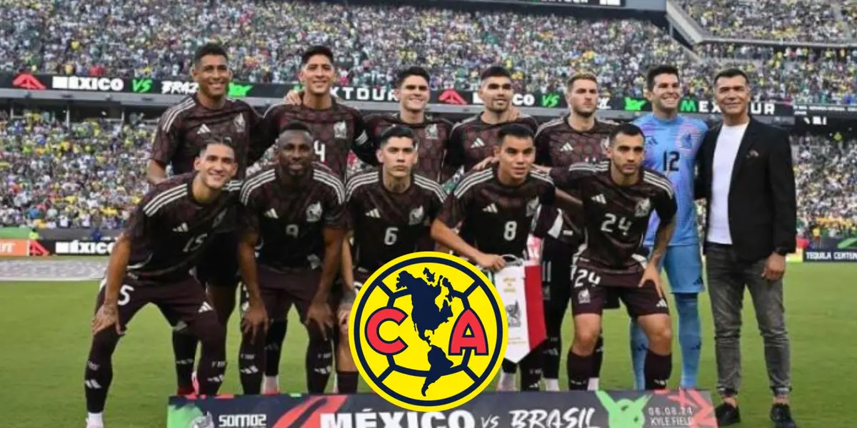 Selección Mexicana y escudo del América