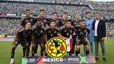 Selección Mexicana y escudo del América