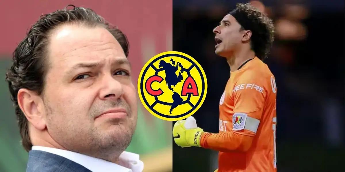 Ya está en Coapa el plan B que tiene en mente Santiago Baños para reemplazar a Guillermo Ochoa si no renueva