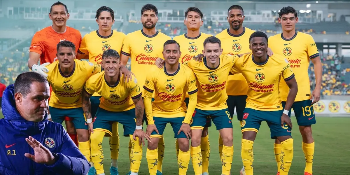 Alineación América ante Atlético Nacional (Foto: Club América) 