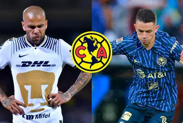 Álvaro Fidalgo tuvo a pan y agua a Dani Alves en el clásico capitalino, pero el brasileño destacó a otro jugador del América como figura