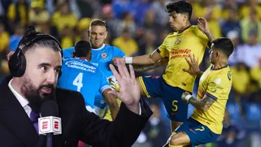 Älvaro Morales en el américa vs Cruz Azul/FOTO: Marca