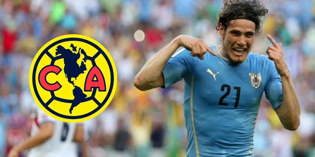 América fue el equipo que comenzó con el interés de Edinson Cavani, sin embargo no quisieron poner el dinero necesario.