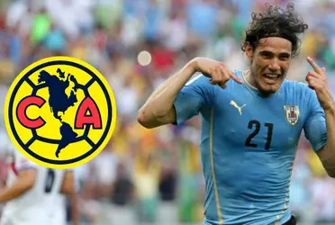 América fue el equipo que comenzó con el interés de Edinson Cavani, sin embargo no quisieron poner el dinero necesario.