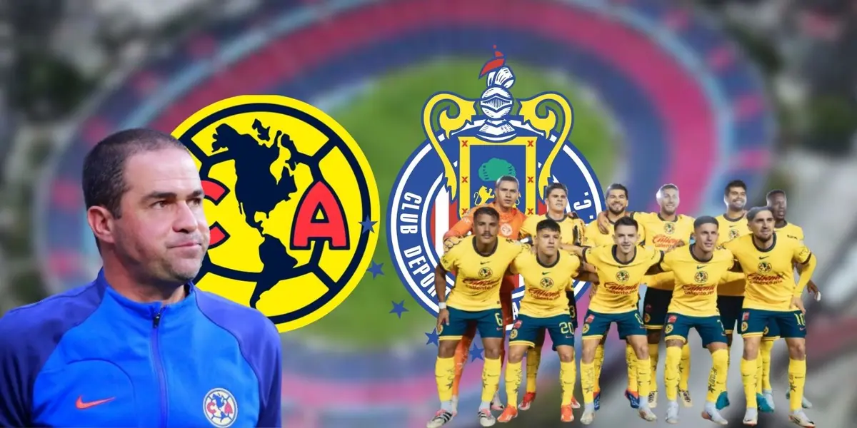 André Jardine y alineación del América (Fuente: Imago7)