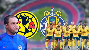 André Jardine y alineación del América (Fuente: Imago7)