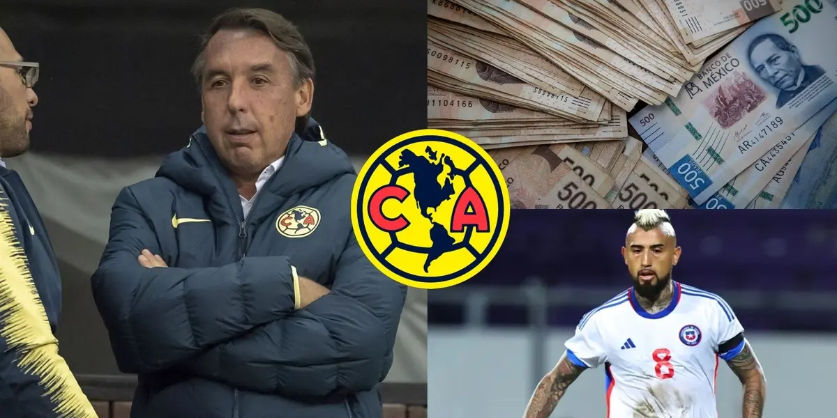 Arturo Vidal podría llegar al conjunto del América siempre y cuando le dejen una muy buena oferta desde Coapa 