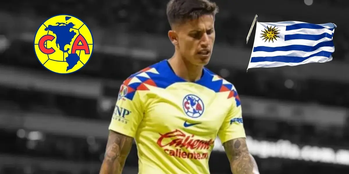 Brian Rodríguez con el América (Foto: Liga MX)