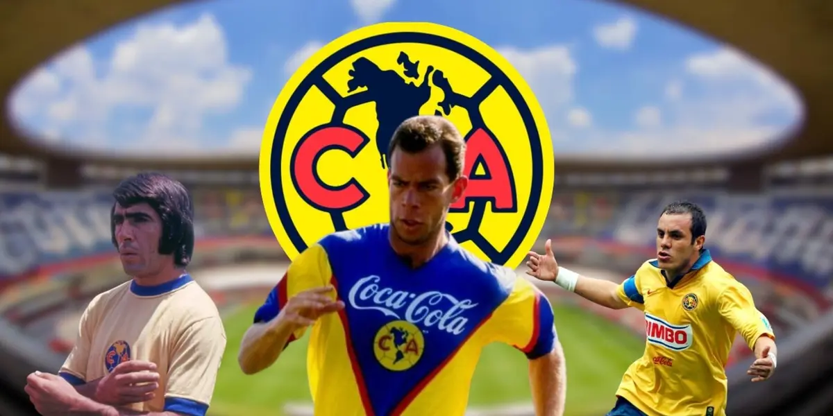 Carlos Reinoso, Zague y Cuauhtémoc Blanco (Fuente: Club América)