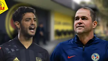 Carlos Vela en LAFC y André Jardine (Fuente: MEXSPORT)