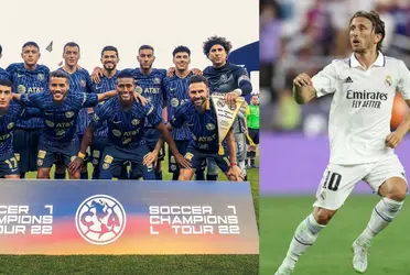 El América y el Real Madrid se enfrentaron en el Tour Águila en duelo amistoso.