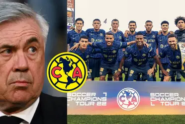 El jugador del América que se lució ante el Real Madrid y se llevó halagos de Carlo Ancelotti