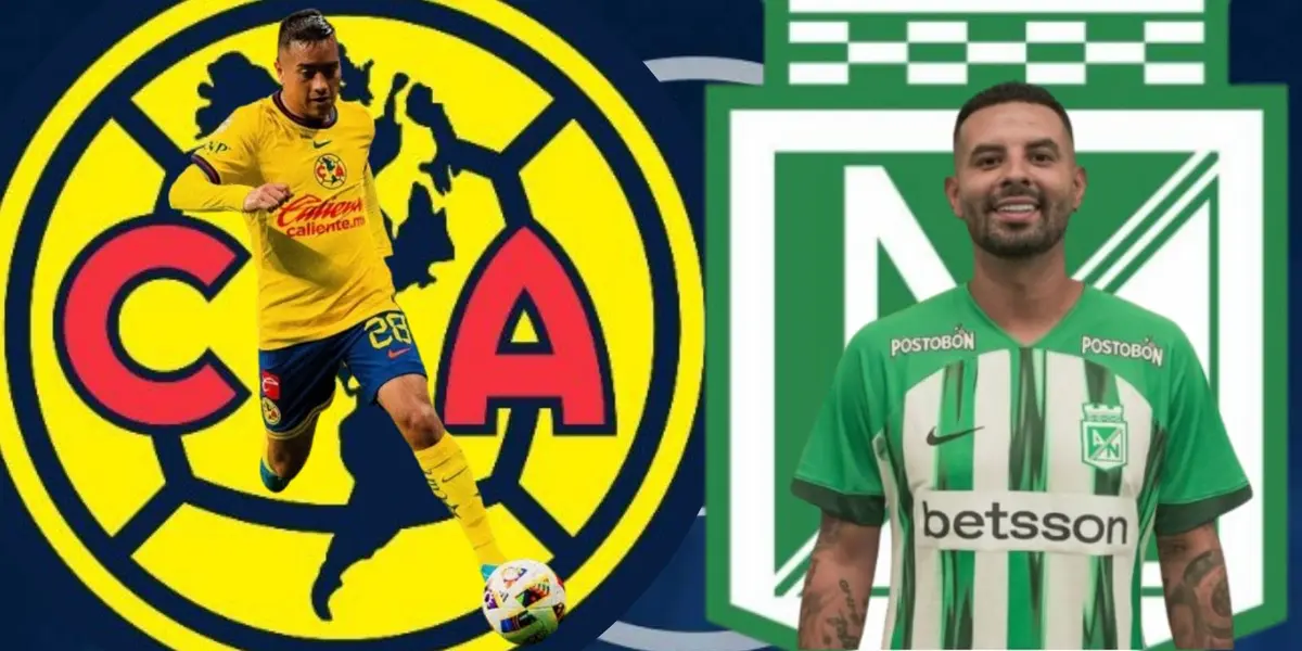 Erick Sánchez y Edwin Cardona (Fuente: Club América y Atlético Nacional)