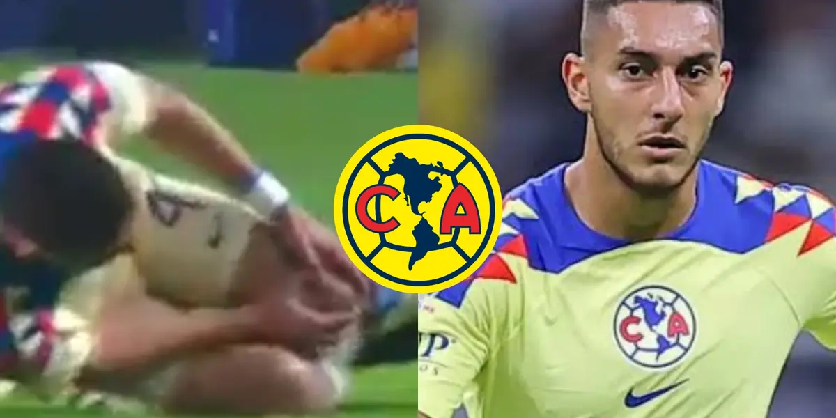 Estaba lesionado con el América.