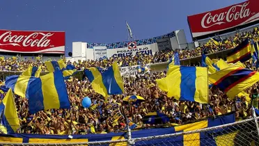 Estadio Azul con afición del América