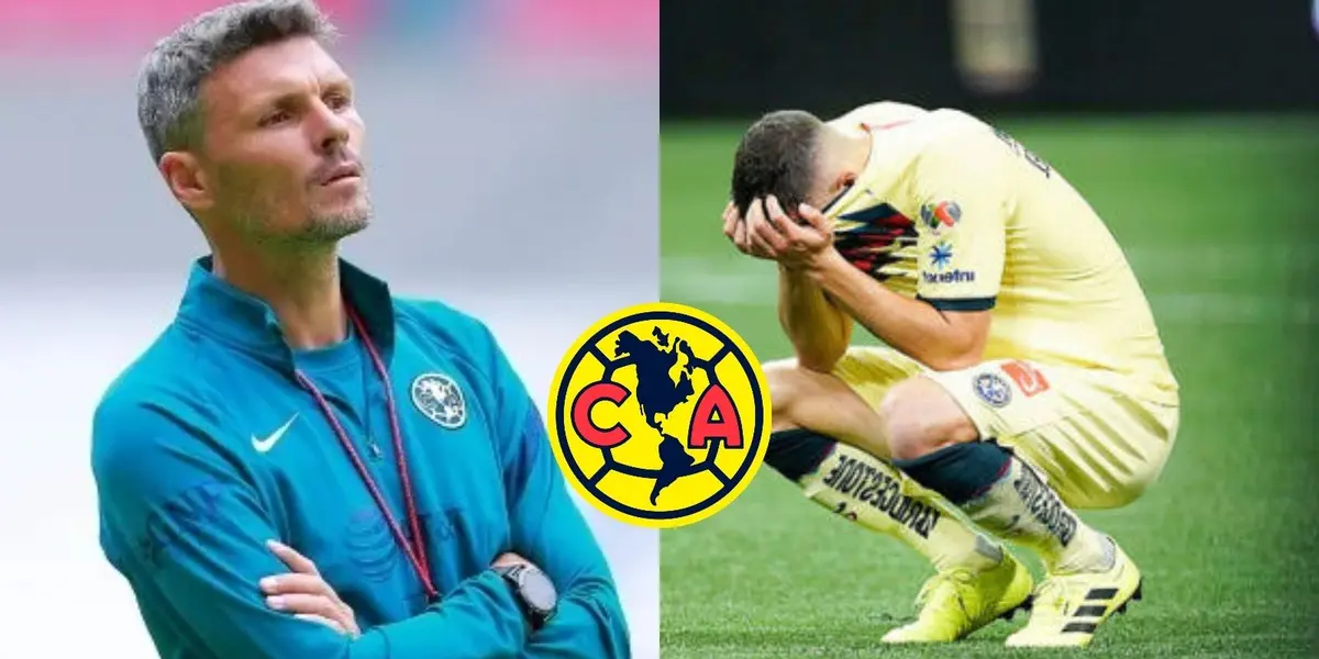 Federico Viñas viajo con América a Estados Unidos pero parece que Fernando Ortiz no lo va a meter a jugar ni un minuto.