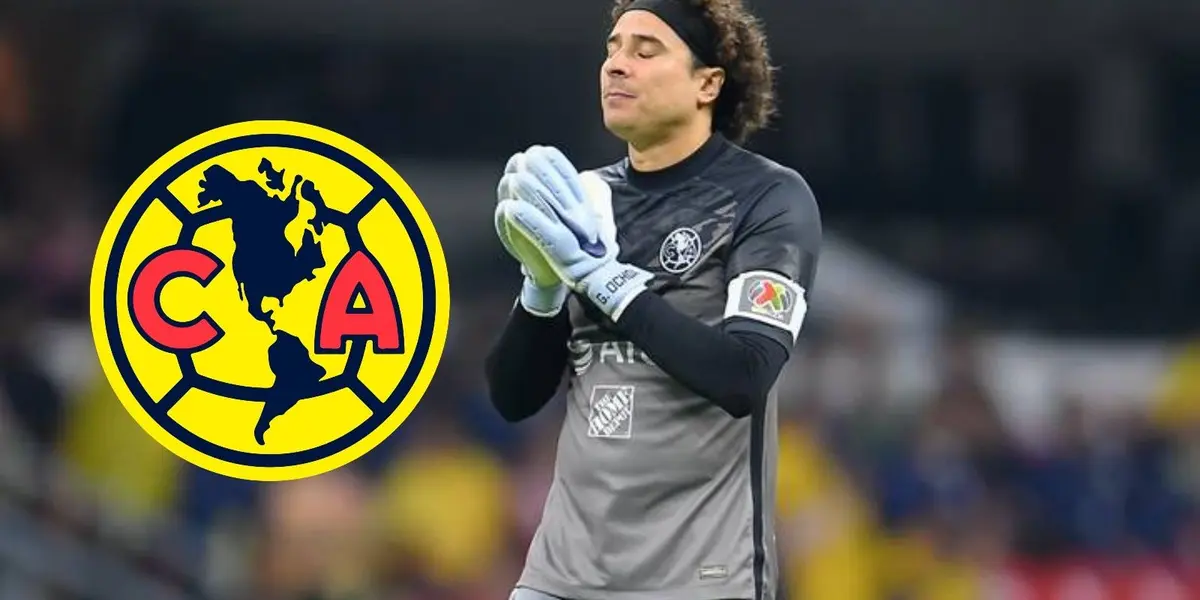 Guillermo Ochoa sorprende a todos y sale de cambio a los 30 minutos del partidos frente a Chelsea.