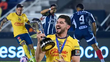 Henry con la copa y el América vs Rayados/FOTO: Mexsport