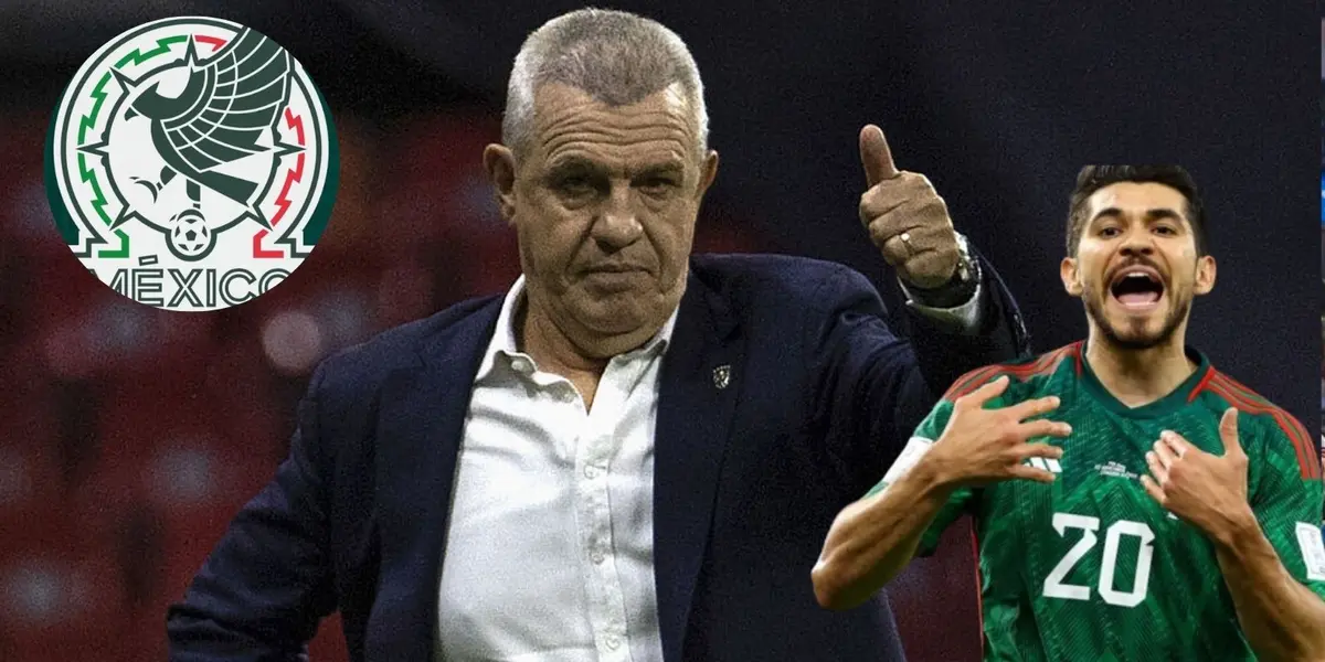 Javier Aguirre levanta el pulgar (foto: Selección Mexicana)