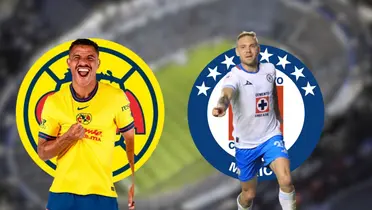 Jonathan Dos Santos y Carlos Rotondi (Fuentes: Club América y Cruz Azul)